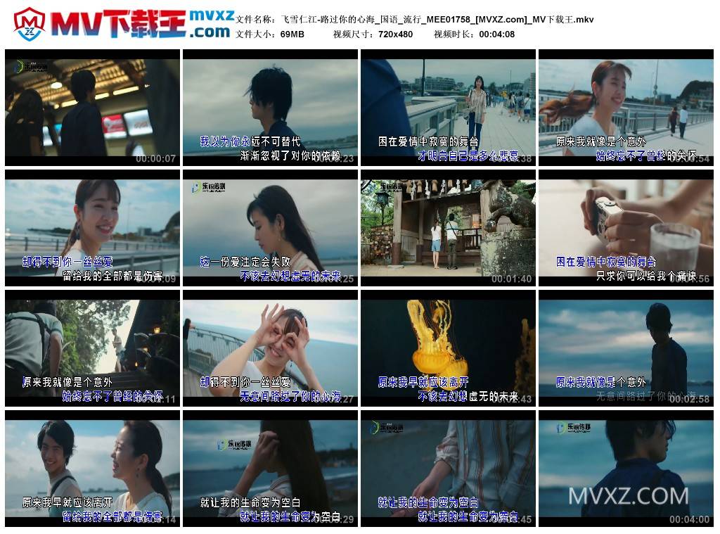 飞雪仁江-路过你的心海_国语_流行_MEE01758